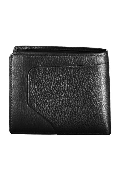 Black Leather Men Wallet