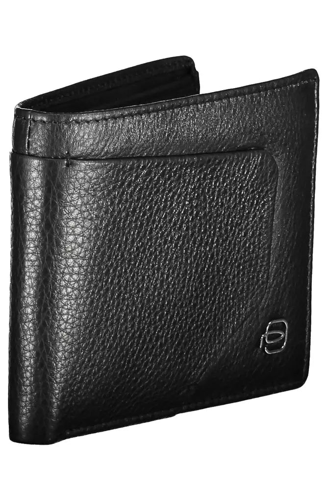 Black Leather Men Wallet