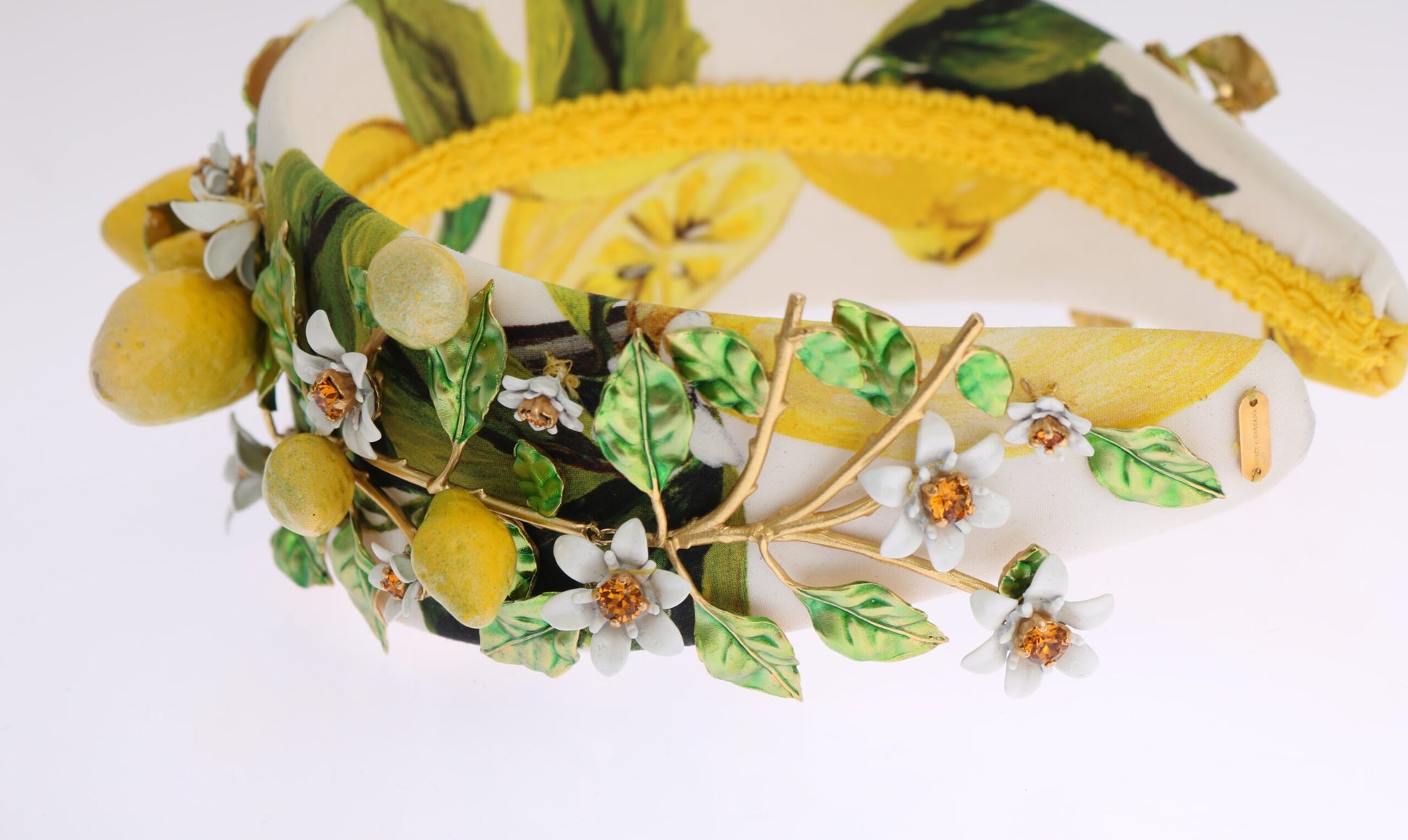 Sicilian Lemon Crystal Diadem Tiara