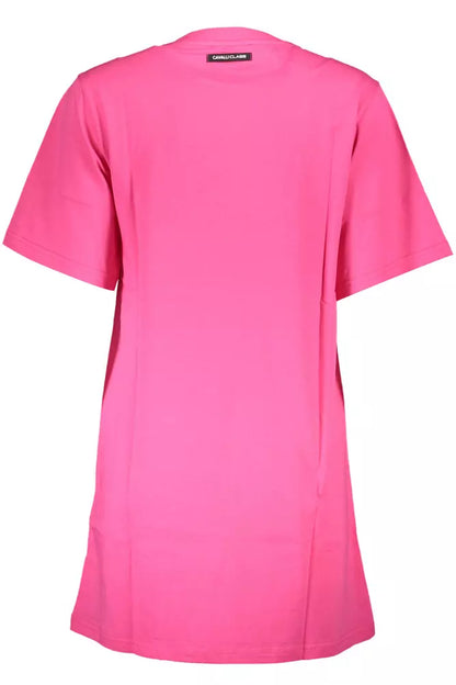 Pink Cotton Women Dress