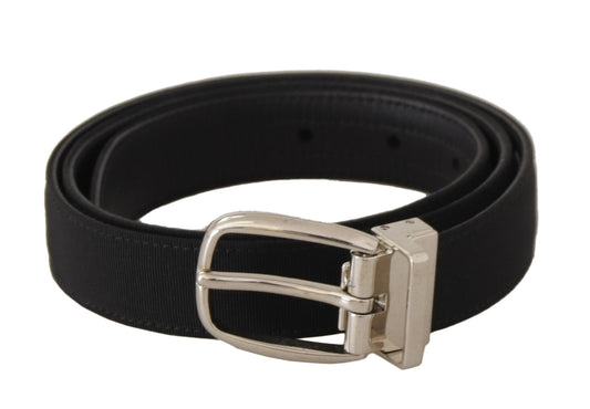 Elegant Engraved Buckle Leather Belt