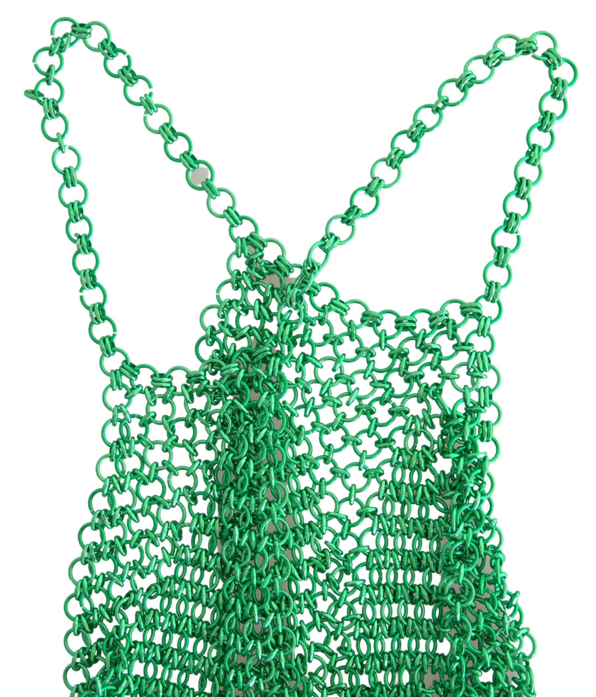 Emerald Halter Cropped Tank Top