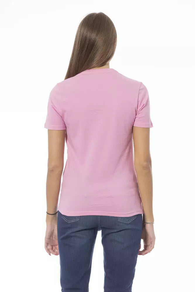 Multicolor Cotton Women T-Shirt