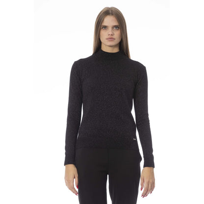 "Black Cashmere Women Sweater"