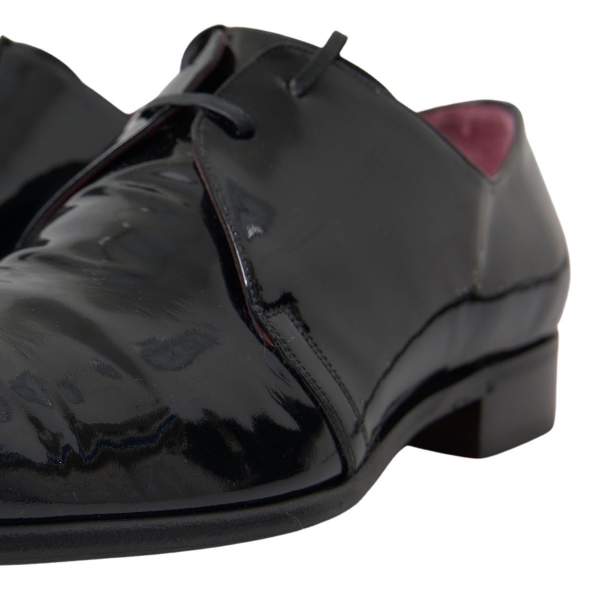 Elegant Black Patent Leather Formal Men's Shoes