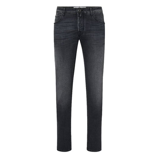 Elegante Slim Fit Stretch-Jeans in Schwarz