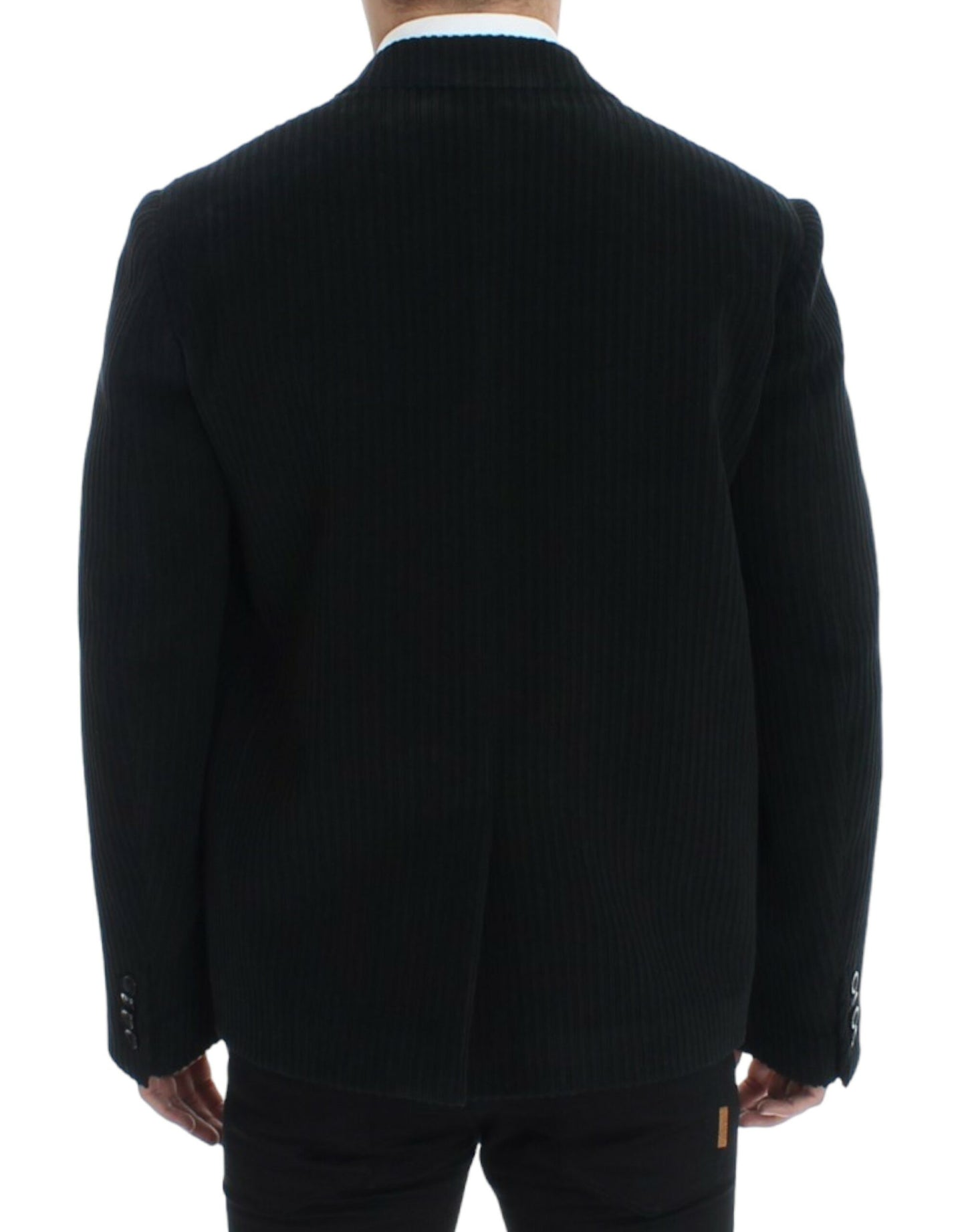 Elegante schwarze Martini-Blazerjacke