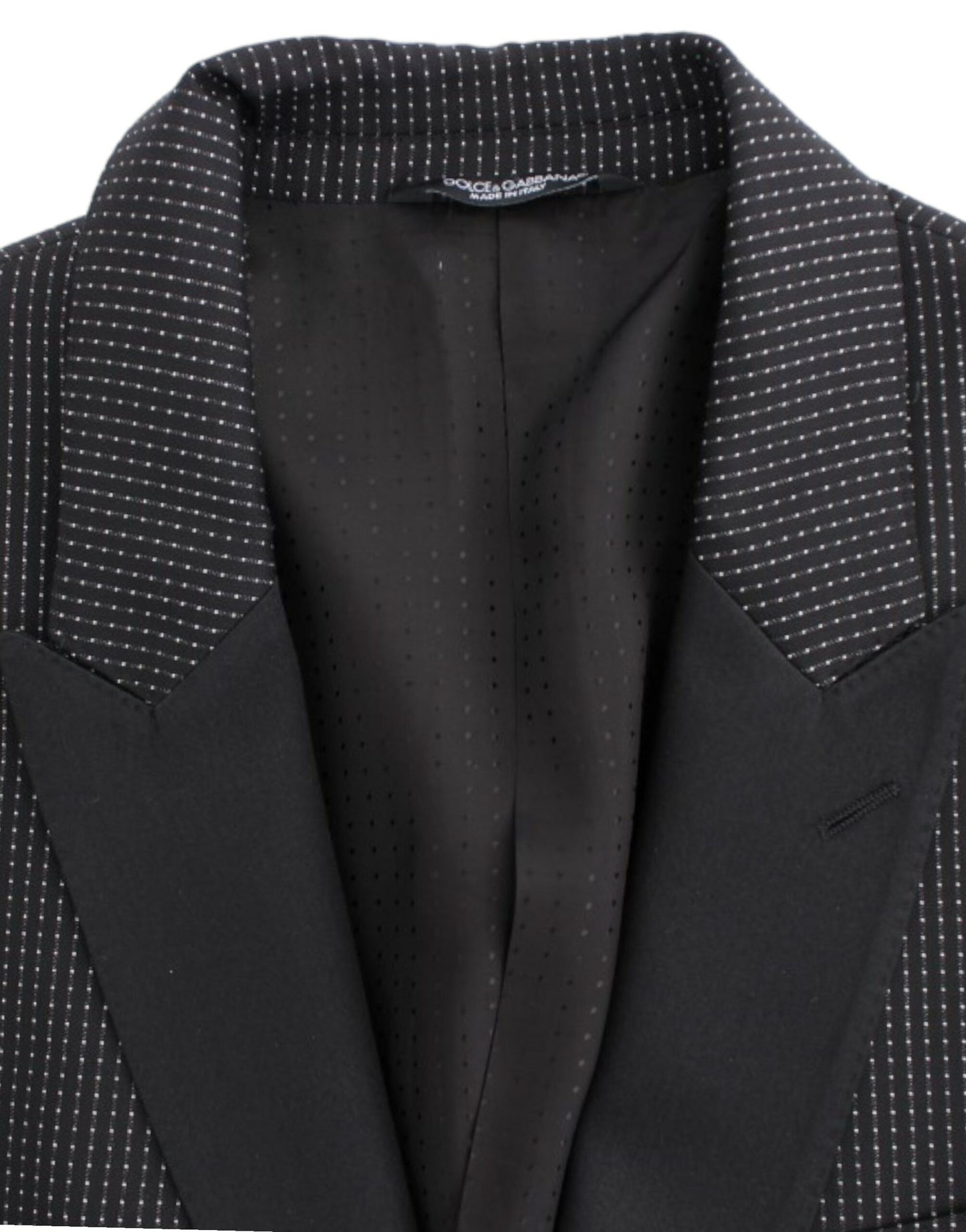 Eleganter schwarzer Slim Fit Blazer mit Polka Dots