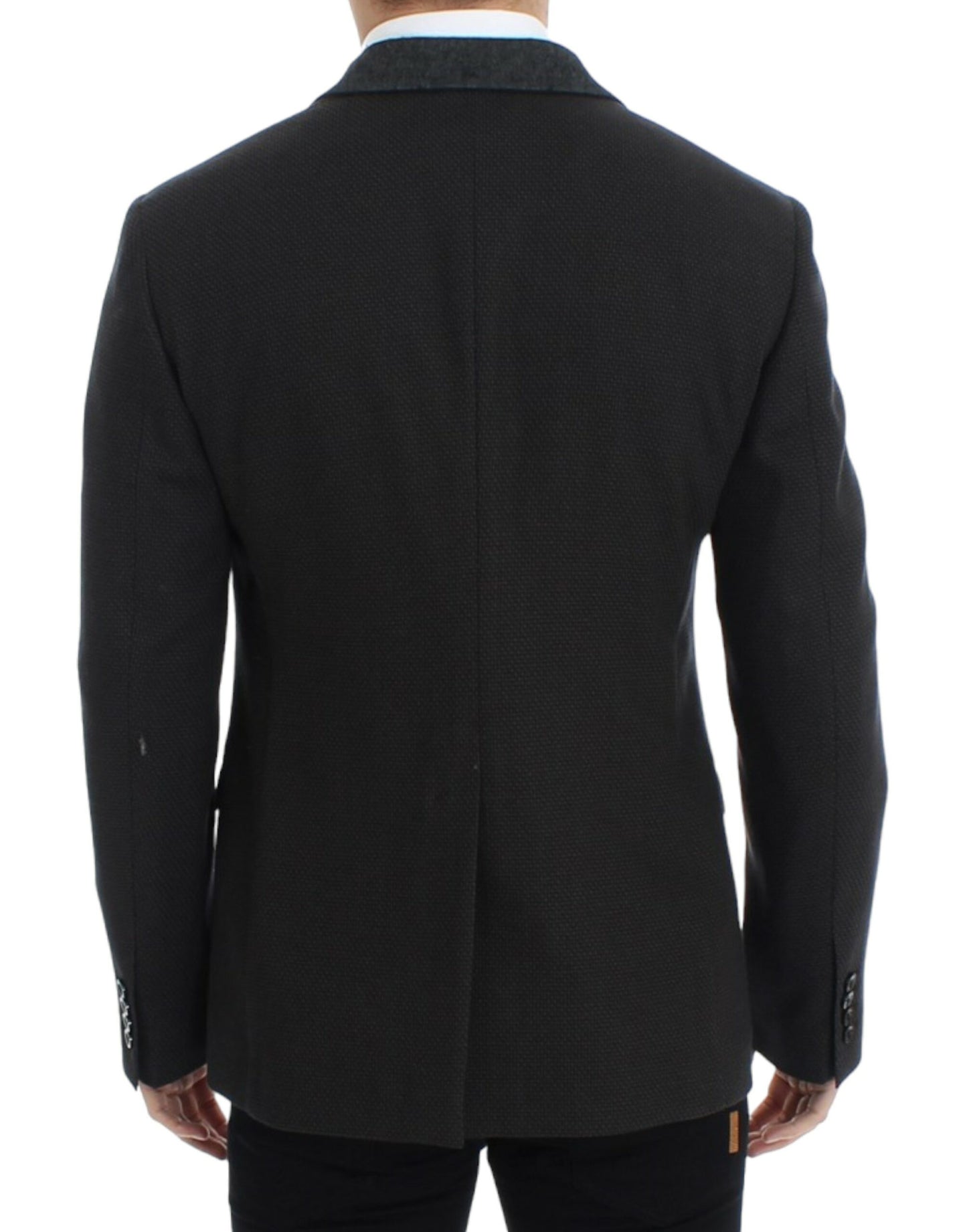 Eleganter Slim Fit Zweireihiger Blazer