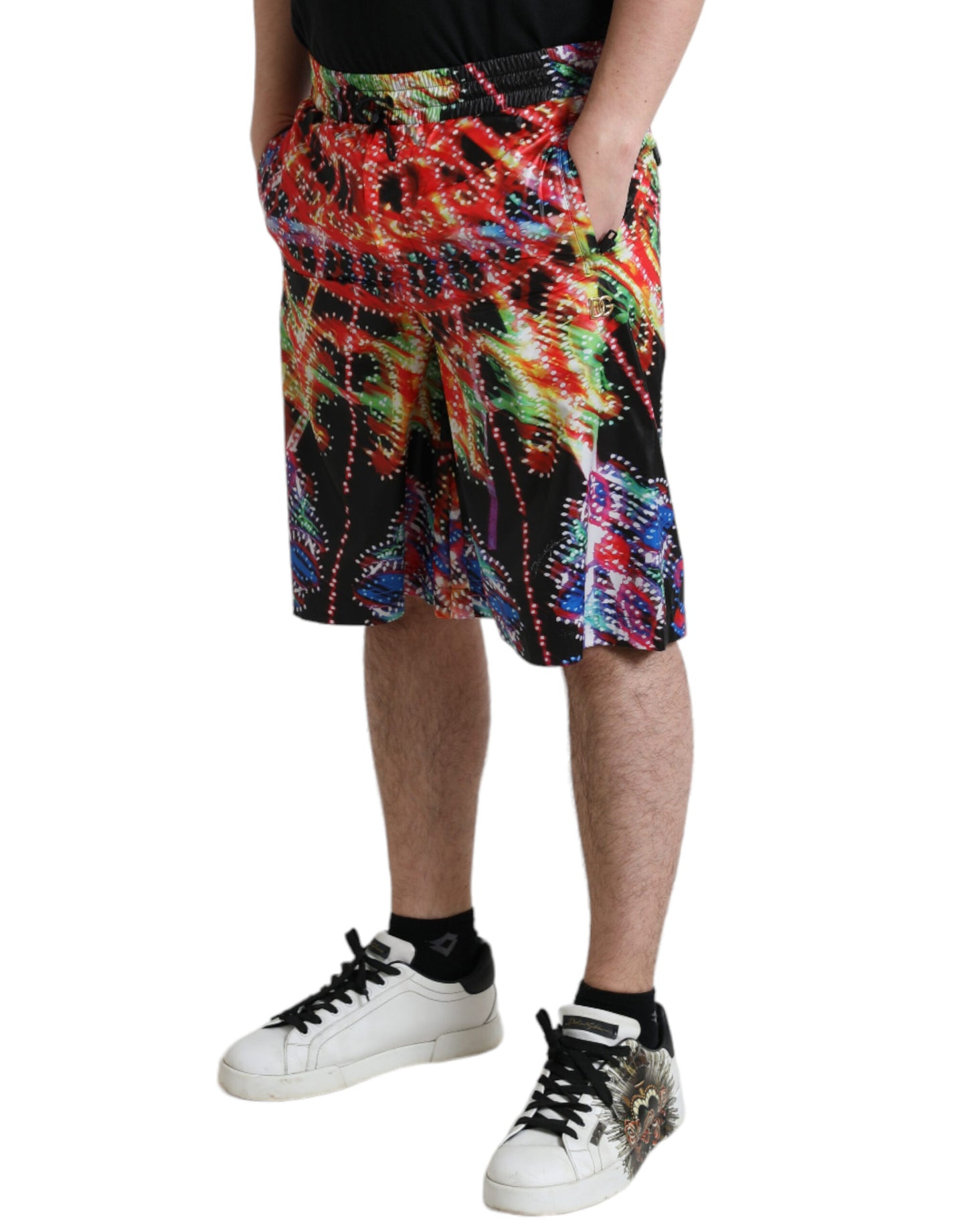 Elegante Bermudashorts mit Luminary-Print