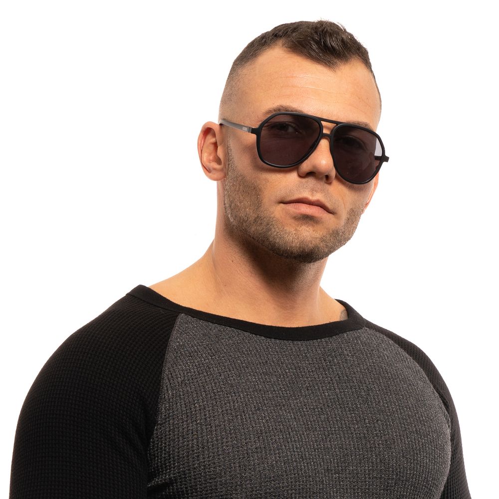 Schwarze Sonnenbrille für Männer