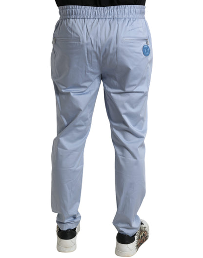 Elegante hellblaue Jogginghose für Herren