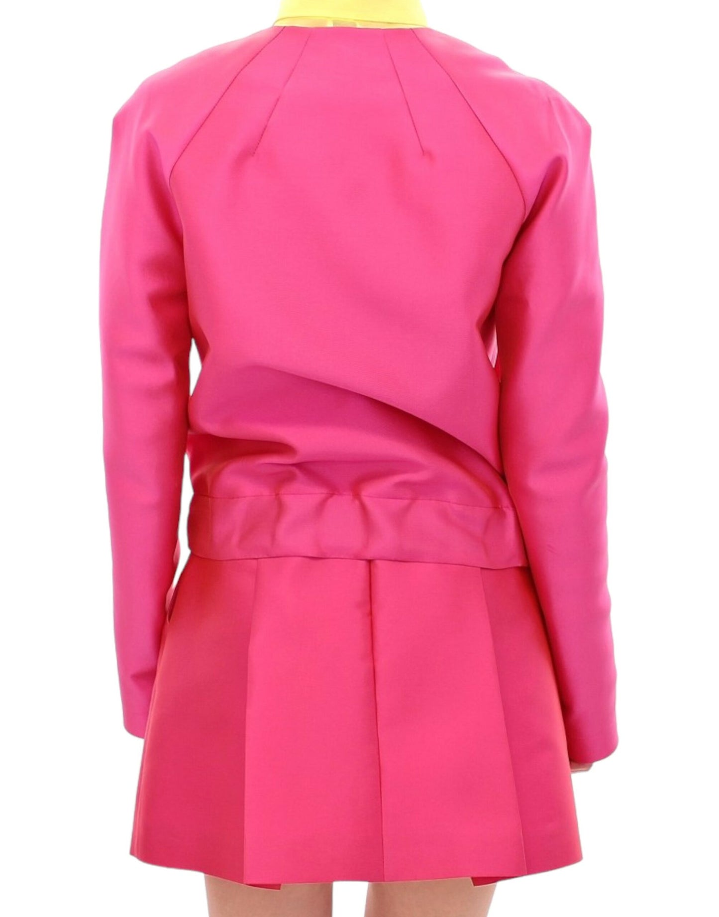 Elegant Pink Silk Blend Jacket