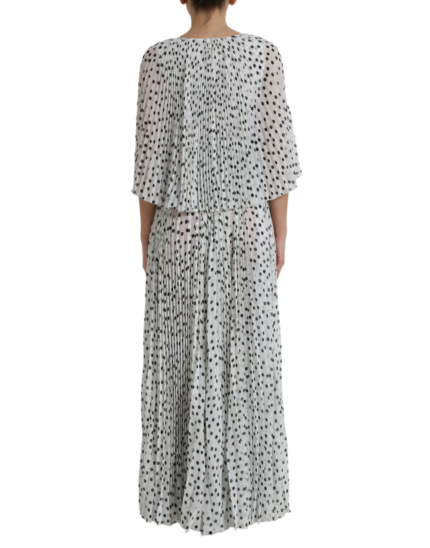 Elegant Polka Dots Maxi Dress