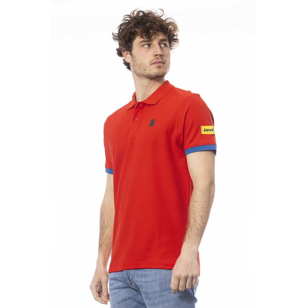 Rotes Poloshirt aus Baumwolle für Herren