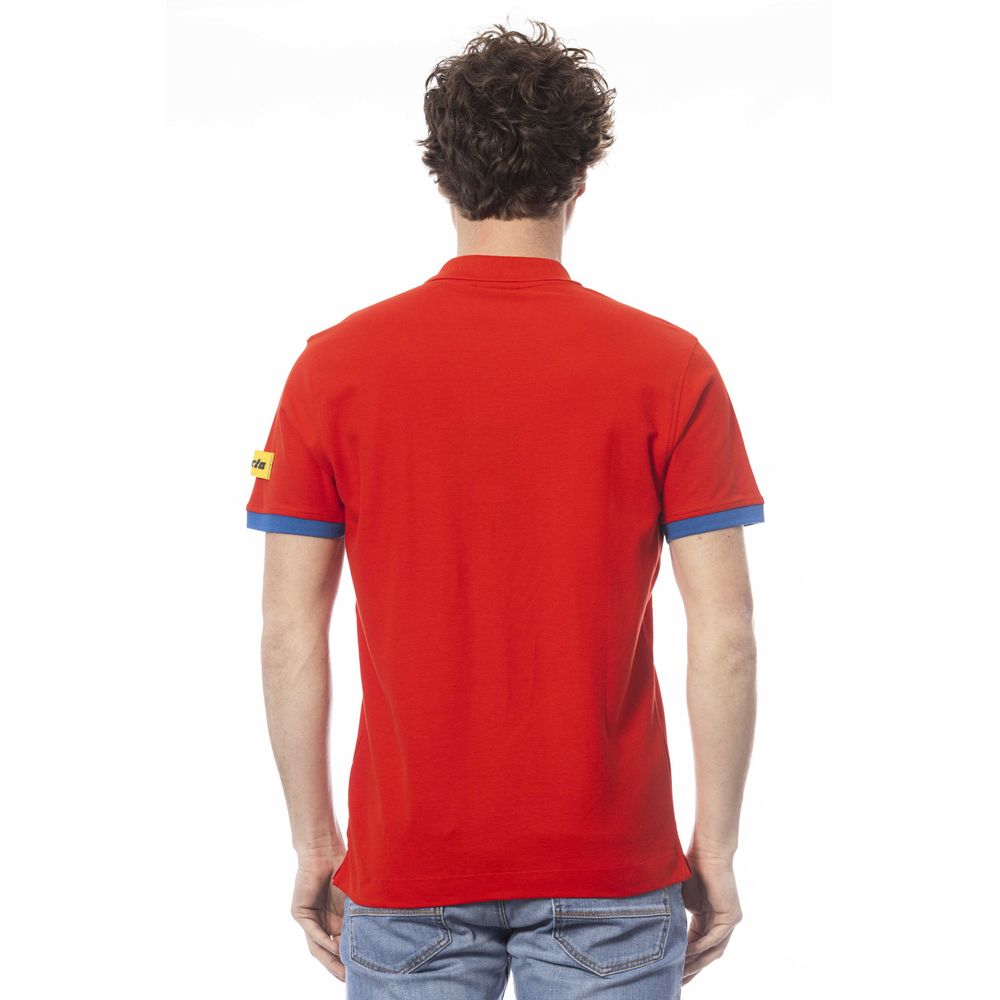 Rotes Poloshirt aus Baumwolle für Herren