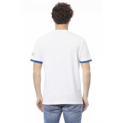 Weißes Baumwoll-T-Shirt für Herren