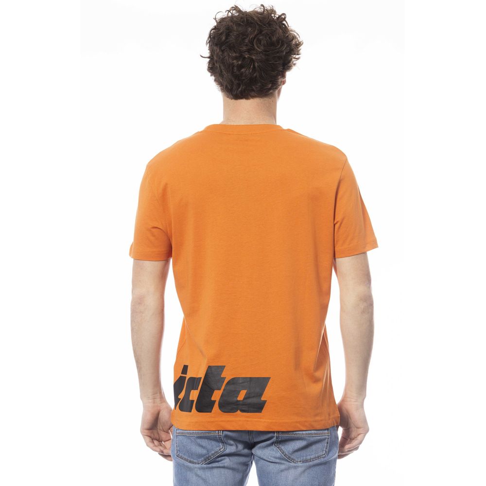 Oranges Baumwoll-T-Shirt für Herren