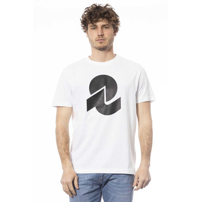 Weißes Baumwoll-T-Shirt für Herren