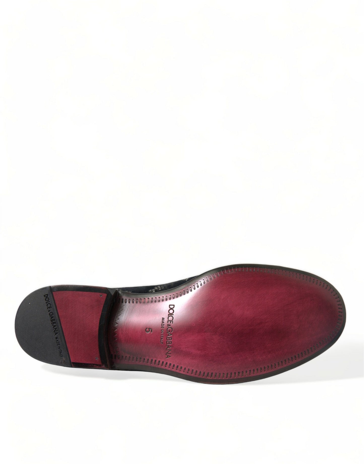 Elegante Loafer aus Samt mit Blumenmuster