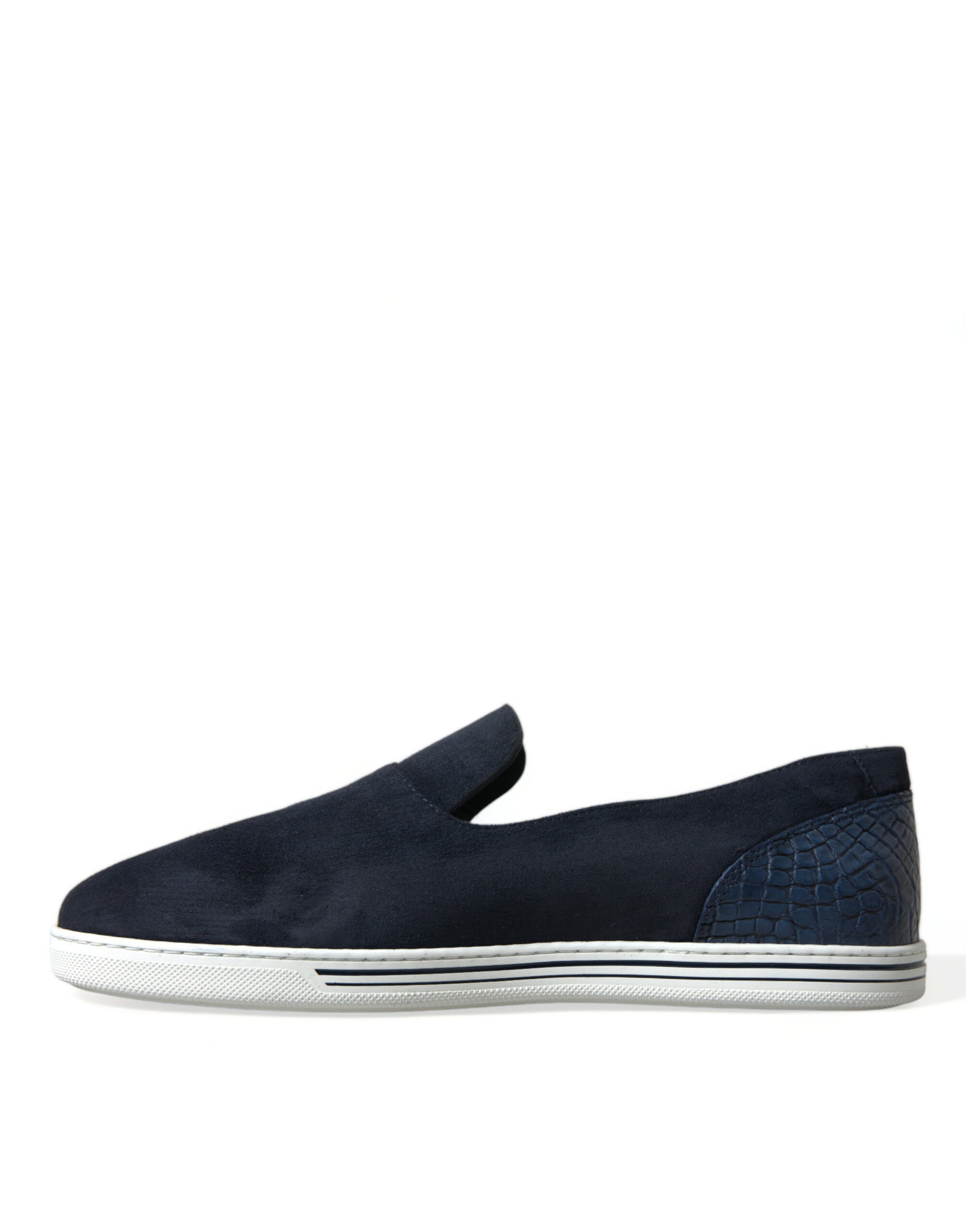 Elegante Loafer aus blauem Wildleder