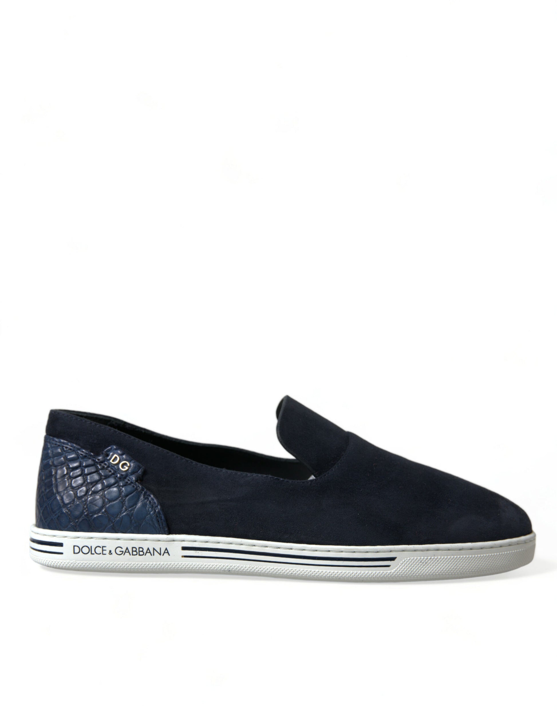 Elegante Loafer aus blauem Wildleder