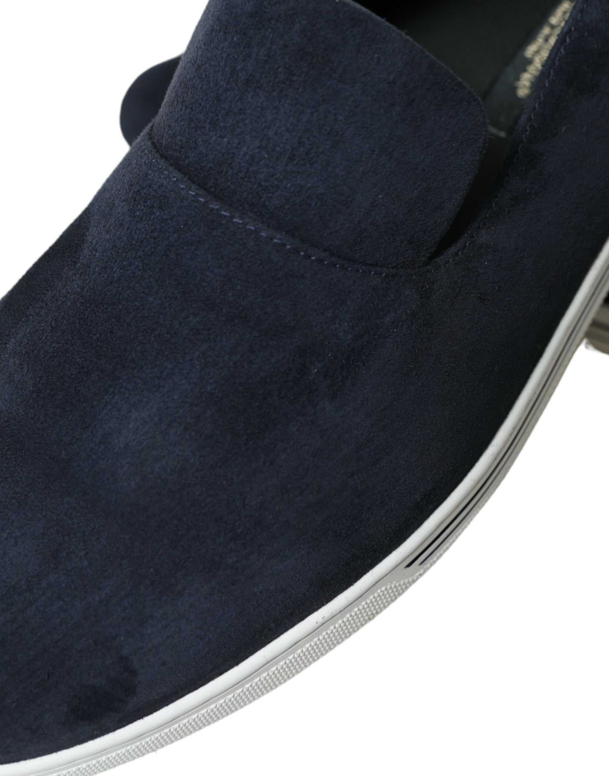 Elegante Loafer aus blauem Wildleder