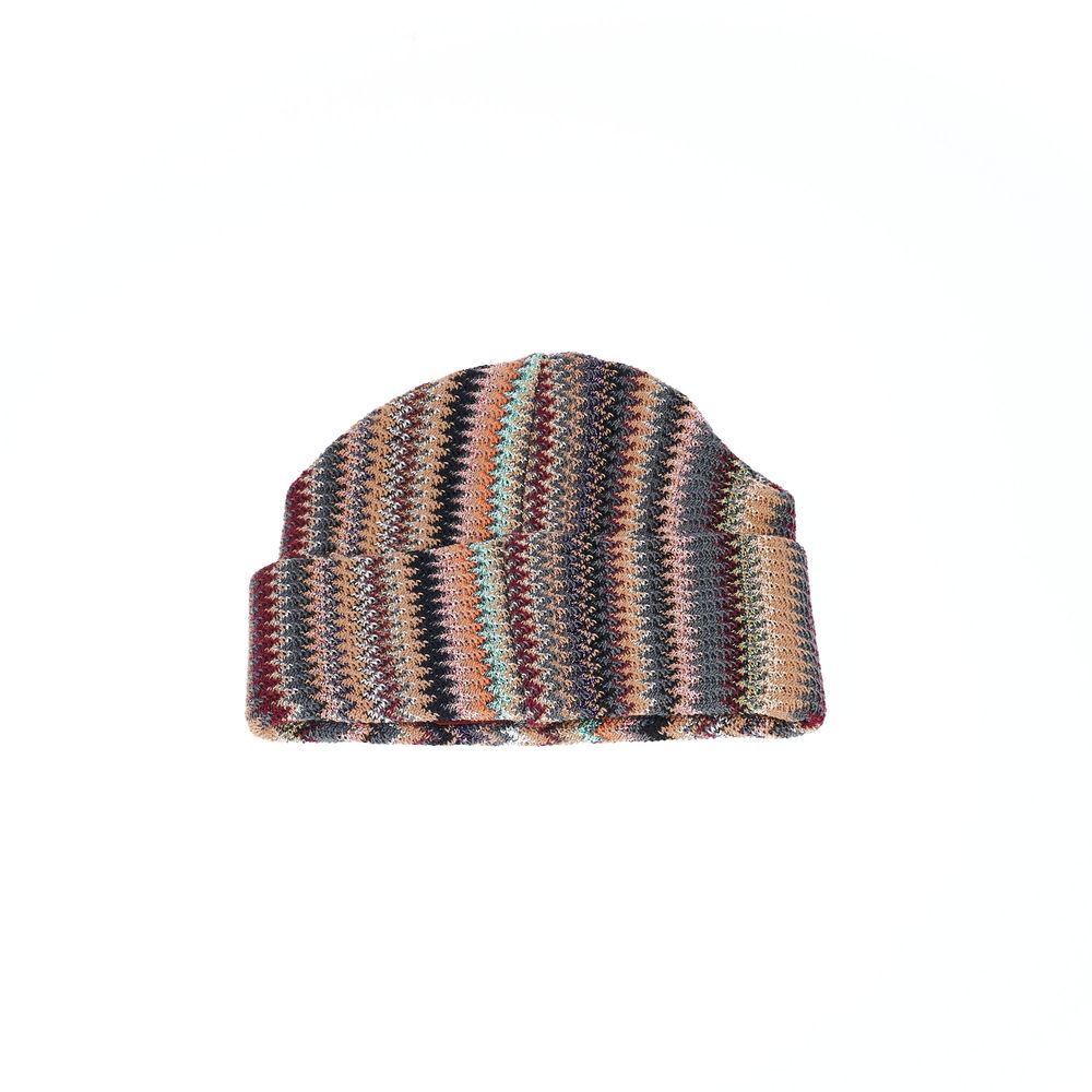 Multicolor Wool Women Hat