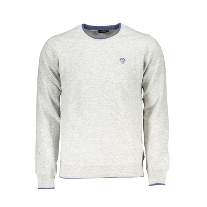 Gray Polyamide Men Sweater