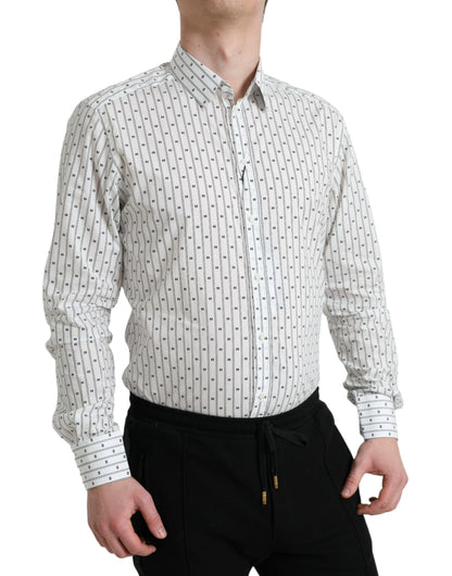 Elegantes weißes Slim Fit-Hemd aus Baumwolle