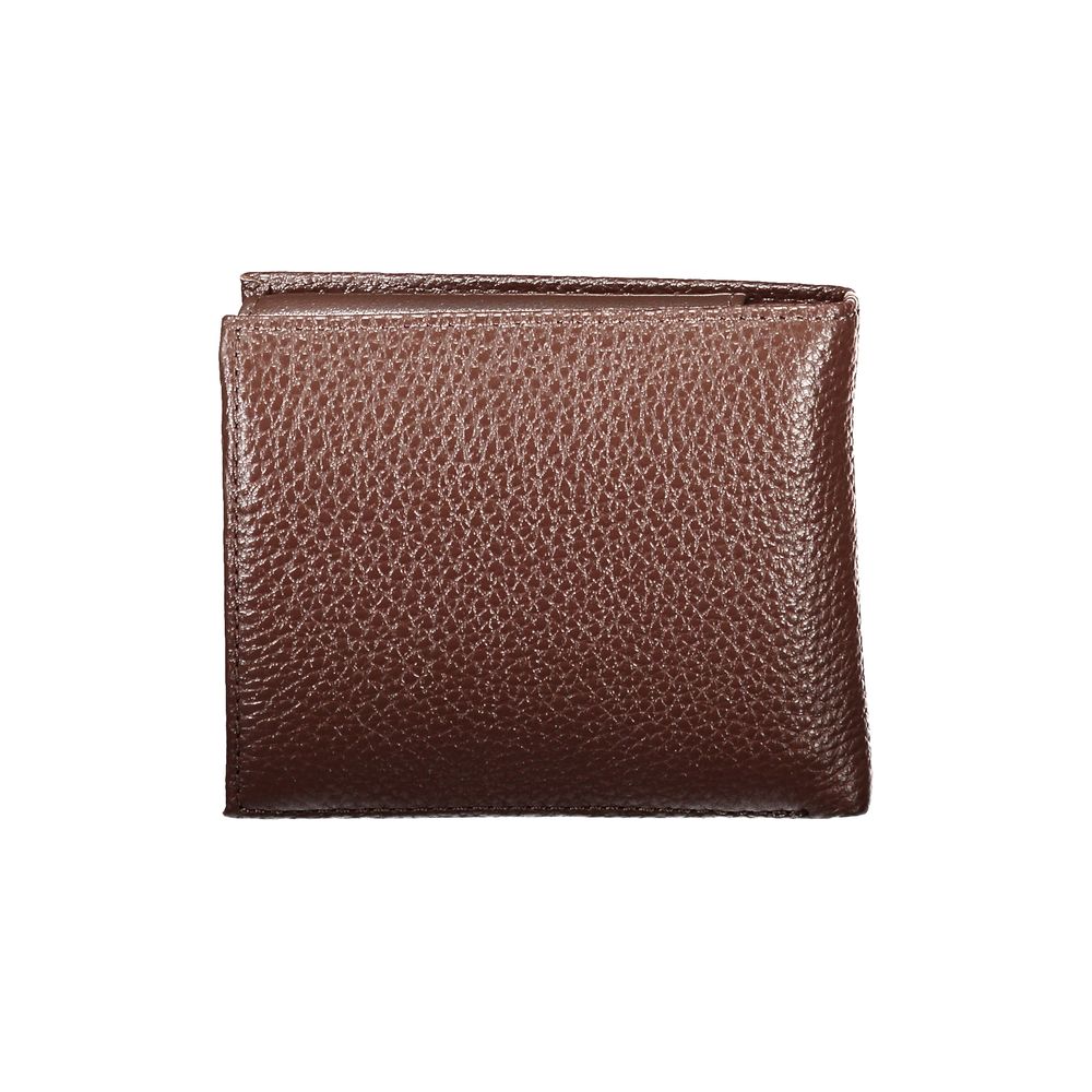 Elegant Brown Leather Bifold Wallet