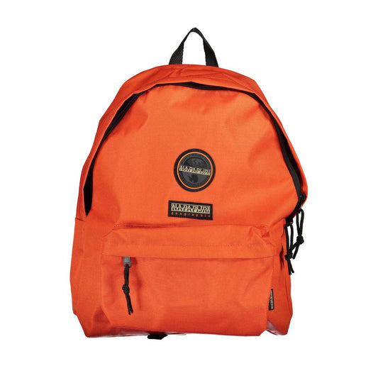 Eco-Chic Orange Backpack for the Modern Explorer