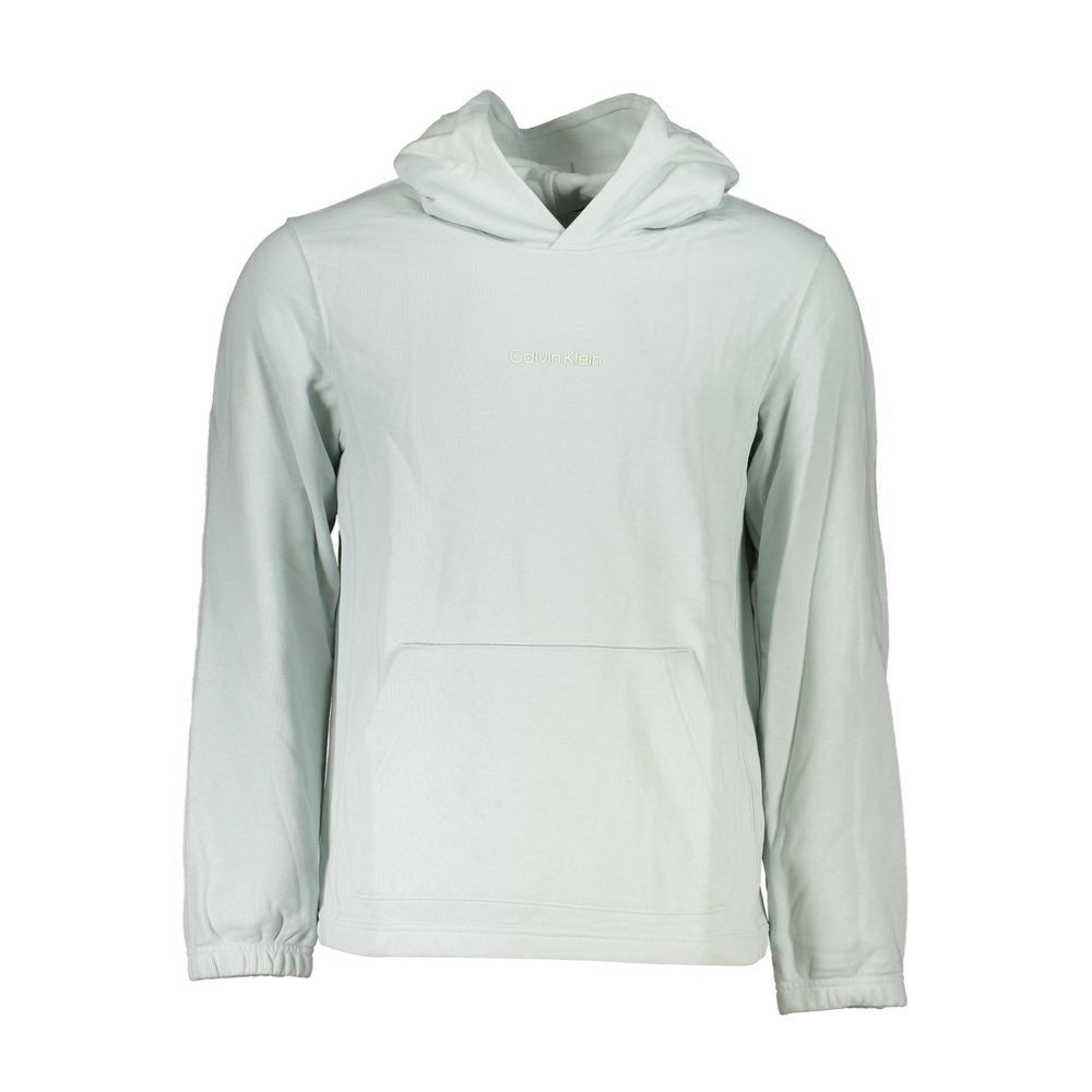 Chic Green Hooded Cotton Blend Sweatshirt