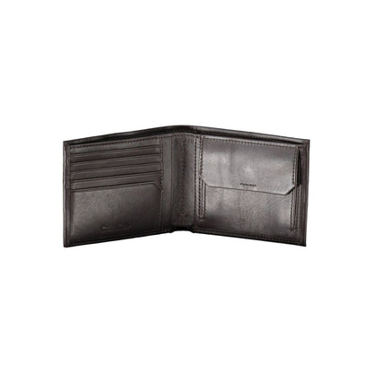 Elegant Leather Dual-Compartment Wallet