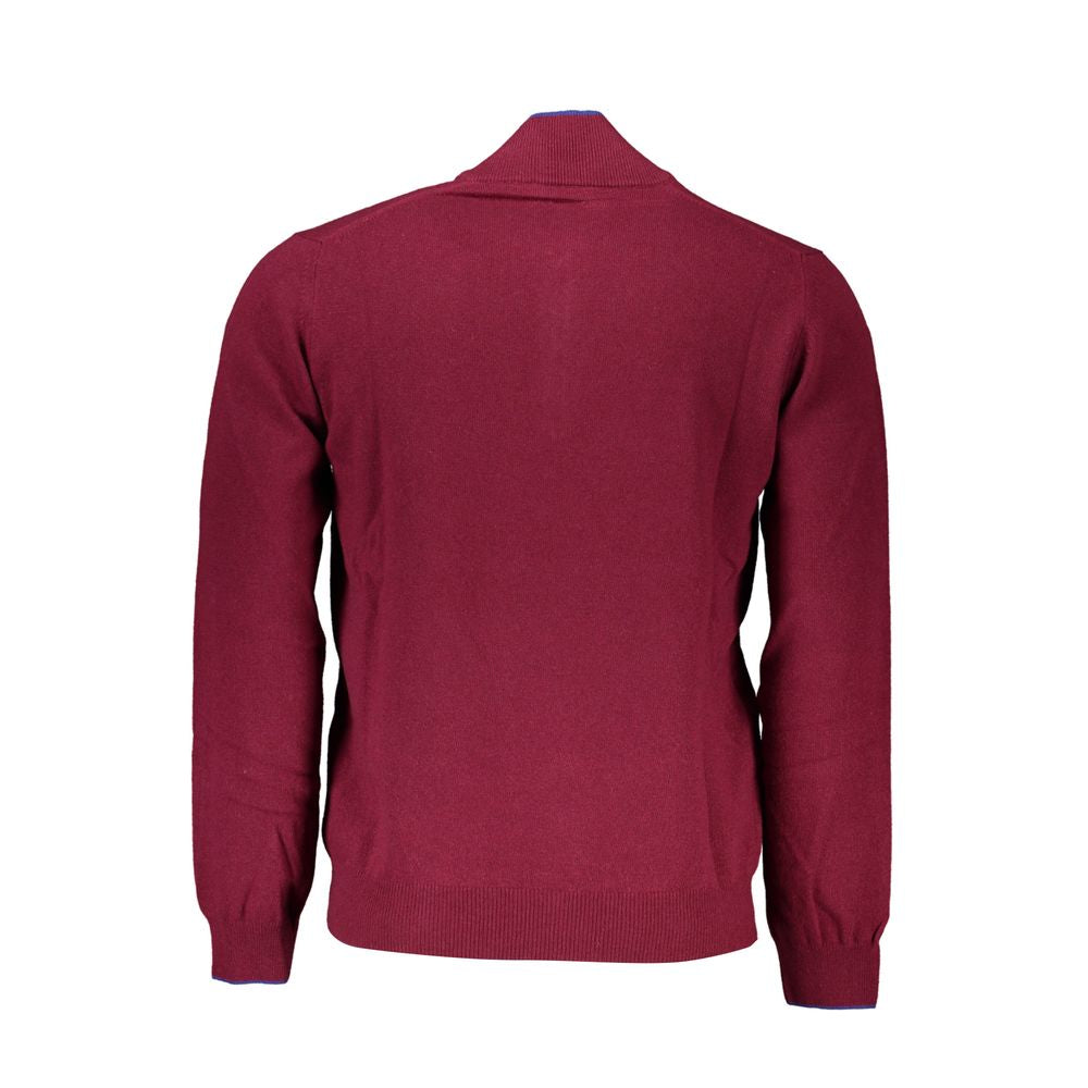 Eleganter Half-Zip-Pullover mit Stickdetail