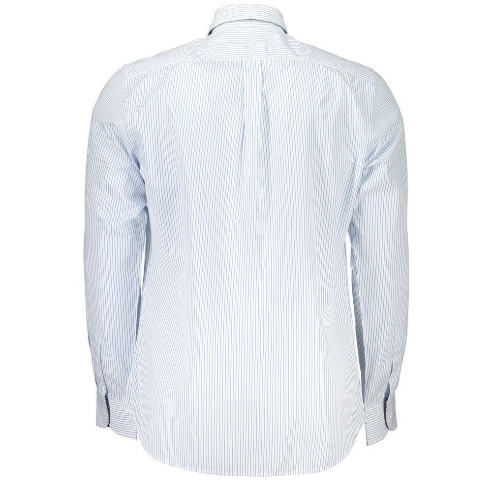 Elegantes gestreiftes Button-Down-Baumwollhemd