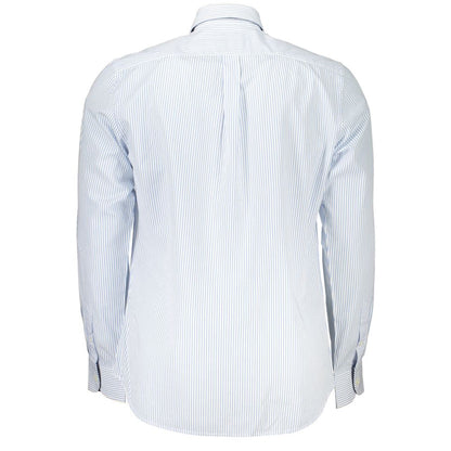 Elegantes gestreiftes Button-Down-Baumwollhemd