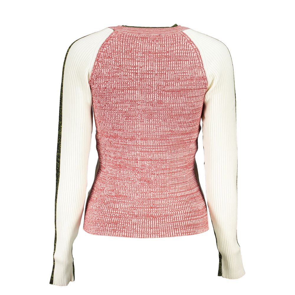 Chic Contrasting Crew Neck Sweater