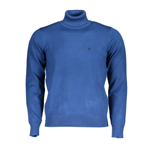 Edler Rollkragenpullover mit Logo-Stickerei