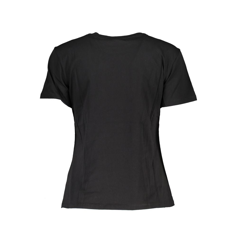 Chic Contrast Crew Neck Cotton Tee