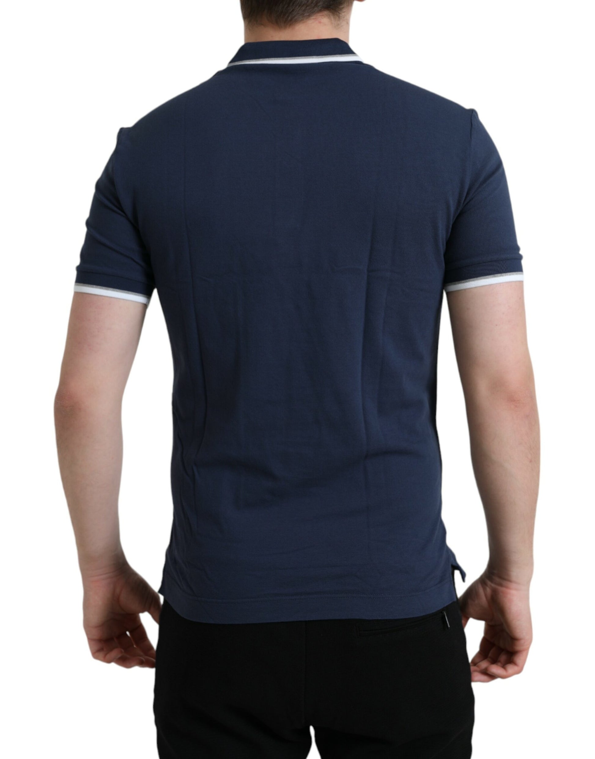 Elegantes Polo-T-Shirt mit Kronenstickerei