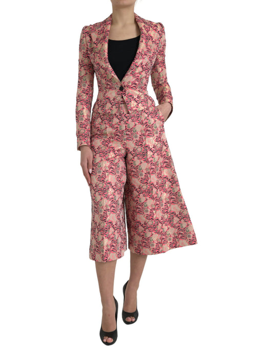 Eleganter rosa Slim Fit Zweiteiler