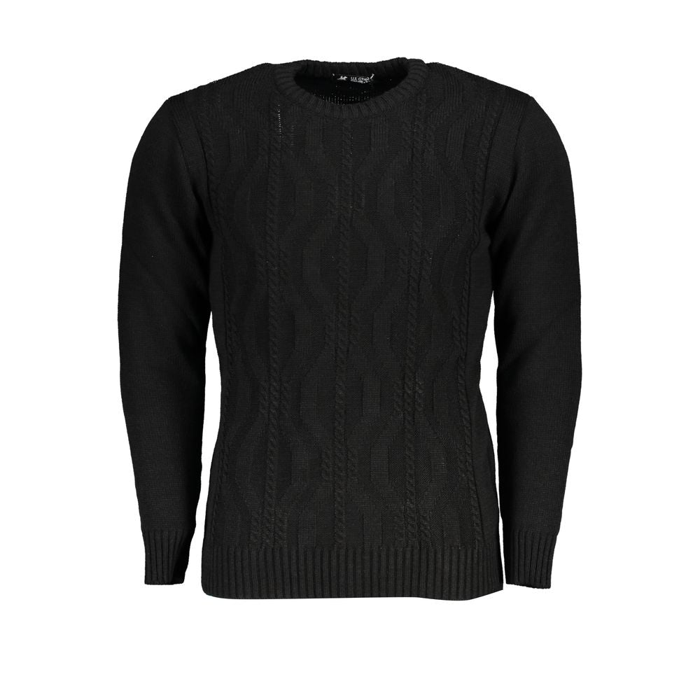 Black Fabric Sweater