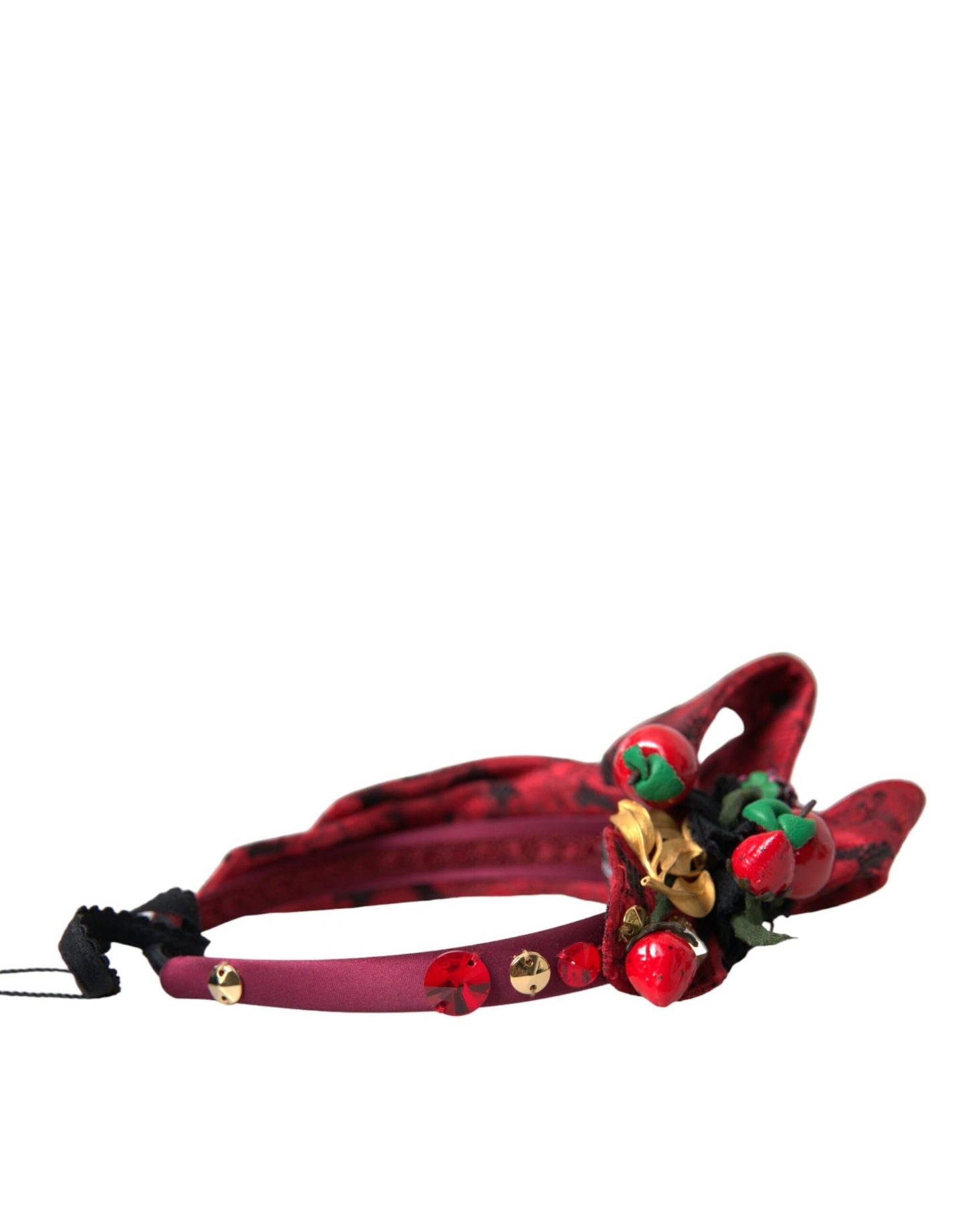 Red Cherry Sicily Verziertes Damen Haarband Diadem