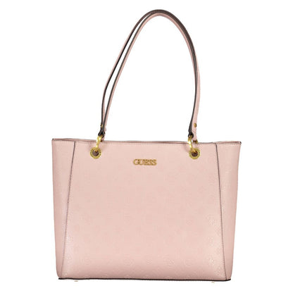 Pink Polyethylene Handbag