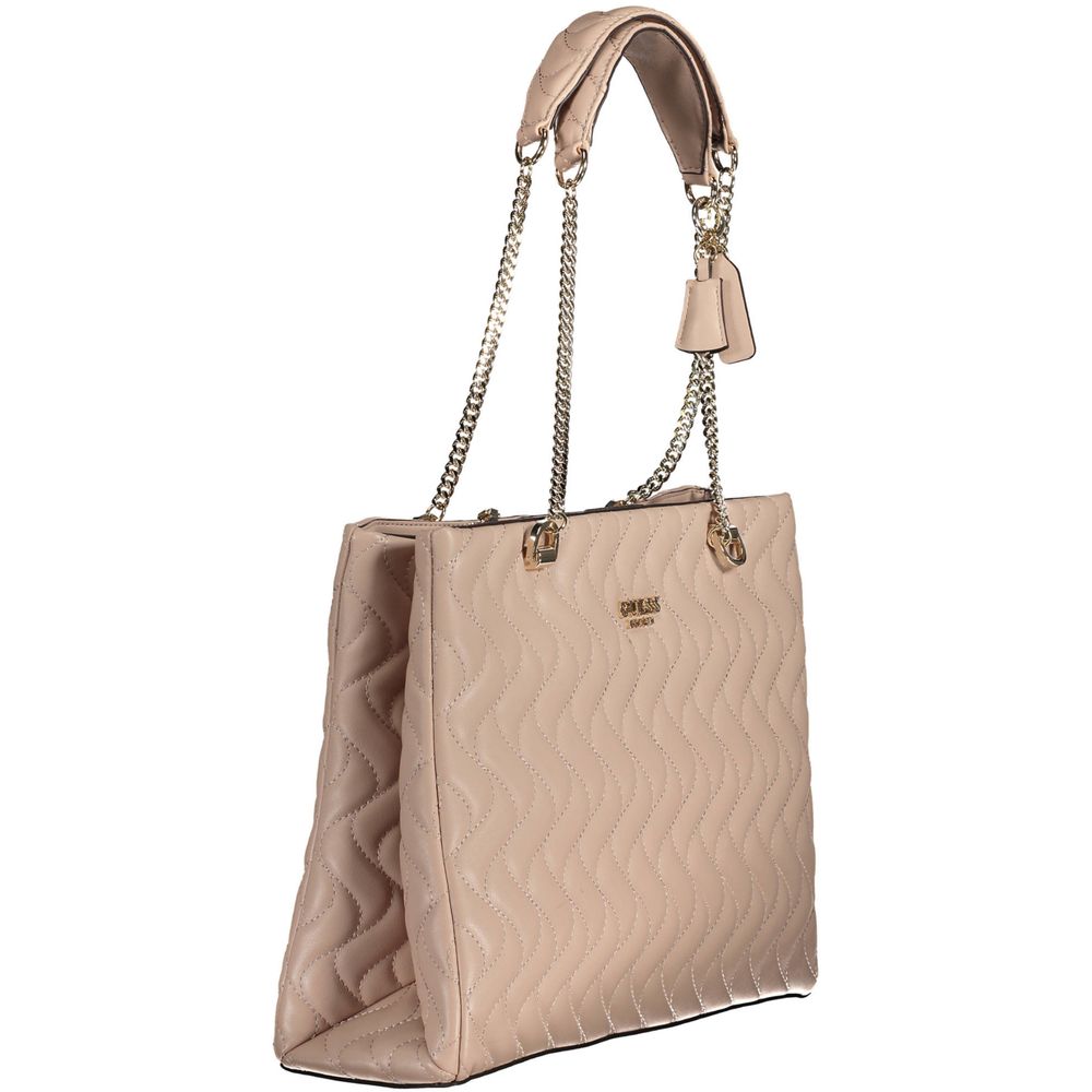 Pink Polyethylene Handbag