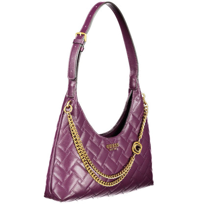 Lila Handtasche aus Polyethylen