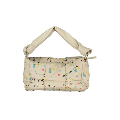 Beige Polyethylene Handbag