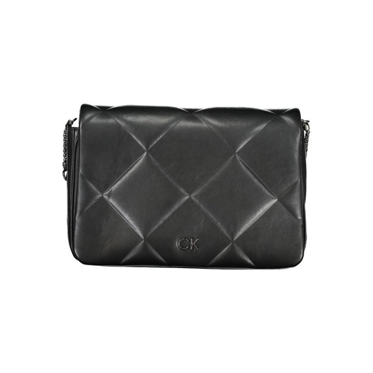 Black Polyester Handbag