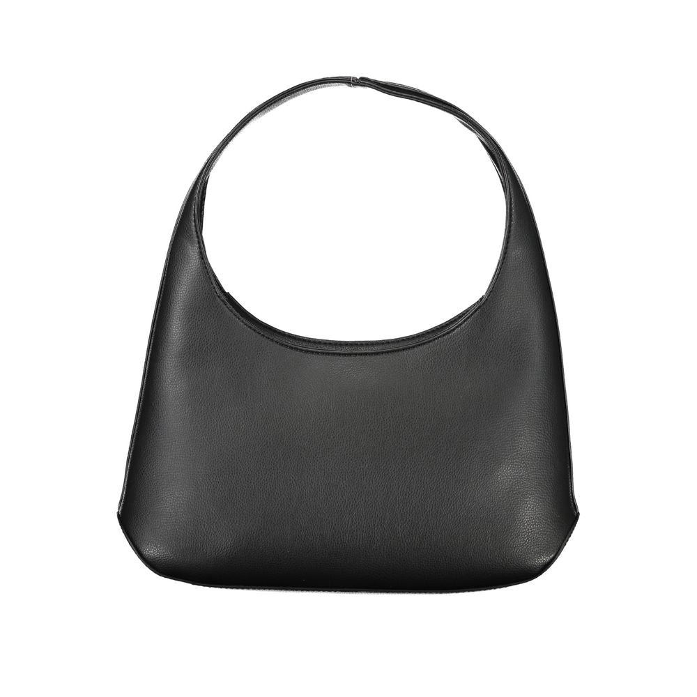 Black Polyester Handbag